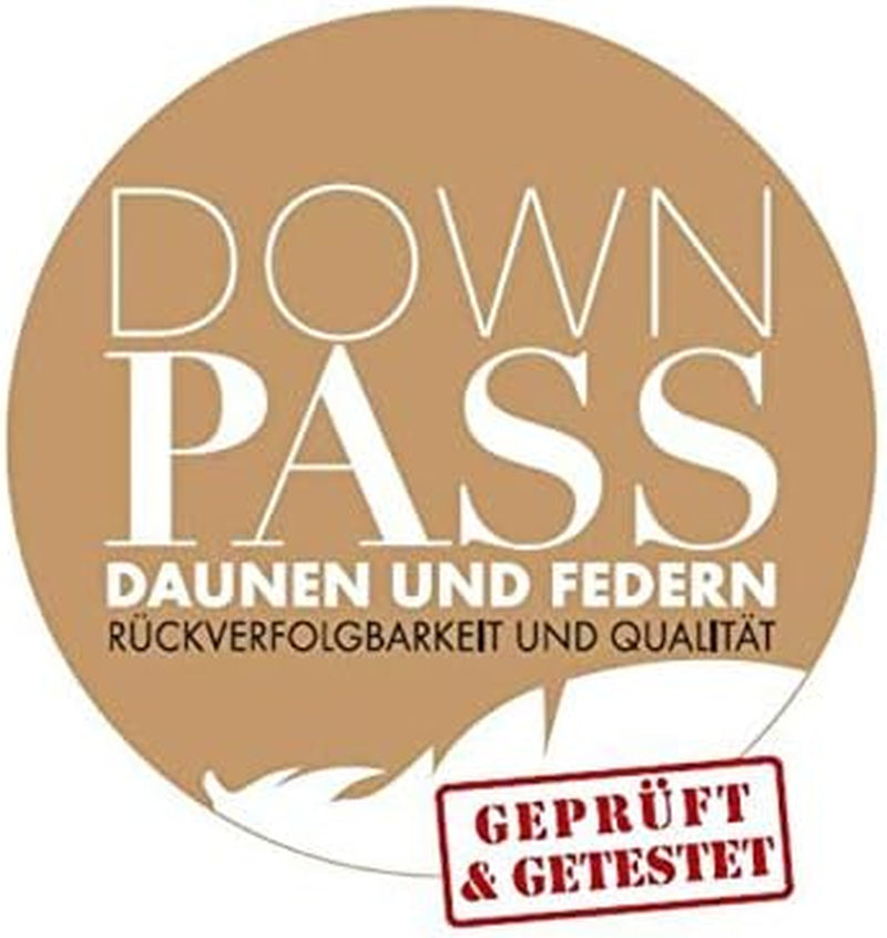 Traumnacht Basic Licht donzen dekbed met nieuw wit dons (60%) en veren (40%), DIN EN 12934, 135 X 200 Cm, Down Pass en Oeko-Tex certificaat, geproduceerd volgens de Duitse kwaliteitsnorm Dekbedden en dekbedden Naty Shop