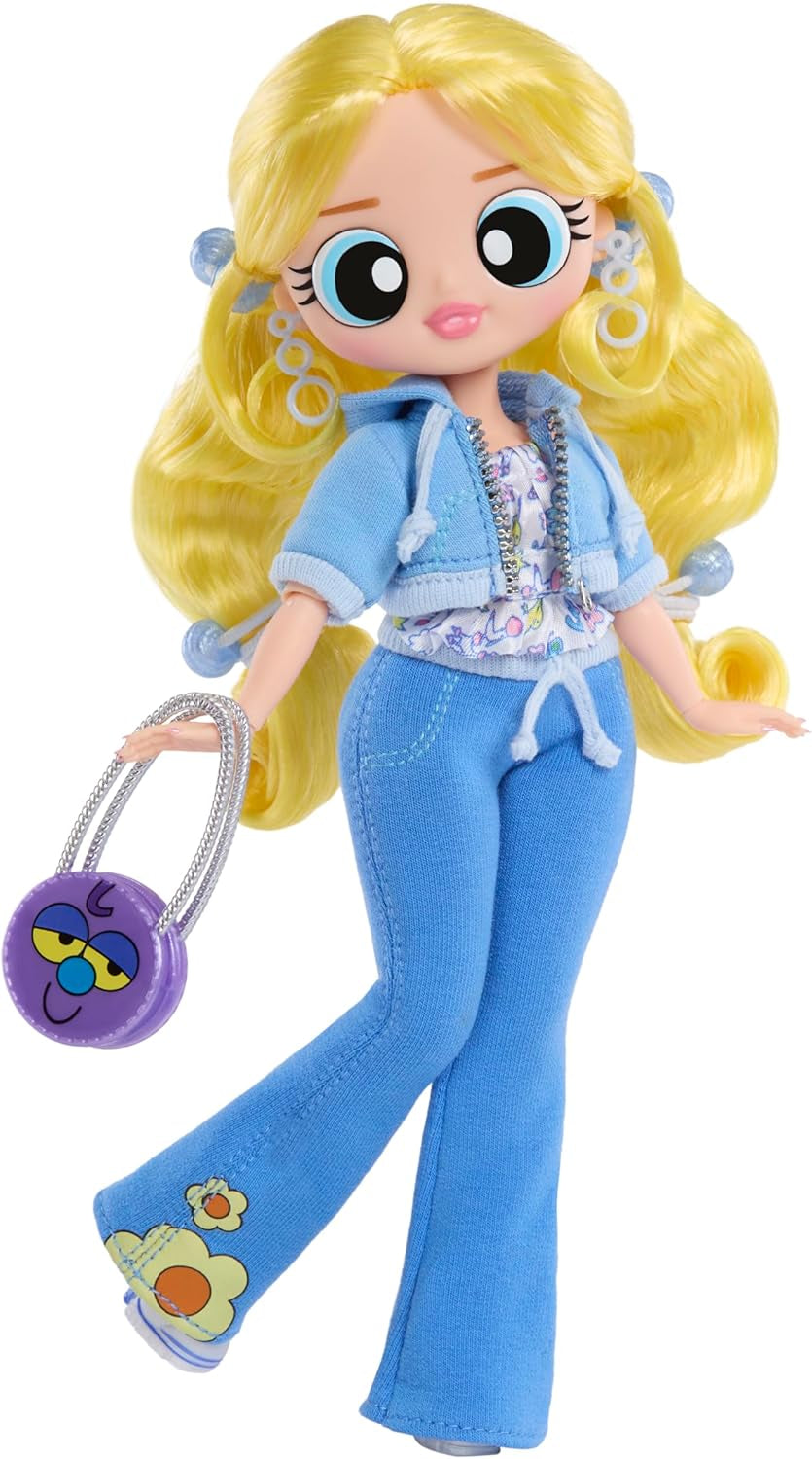 LOL. Verrassing! OMG The Powerpuff Girls Puppe - Bubbles - Enthält 1 Modepuppe, inclusief outfit en accessoires, 3 samen