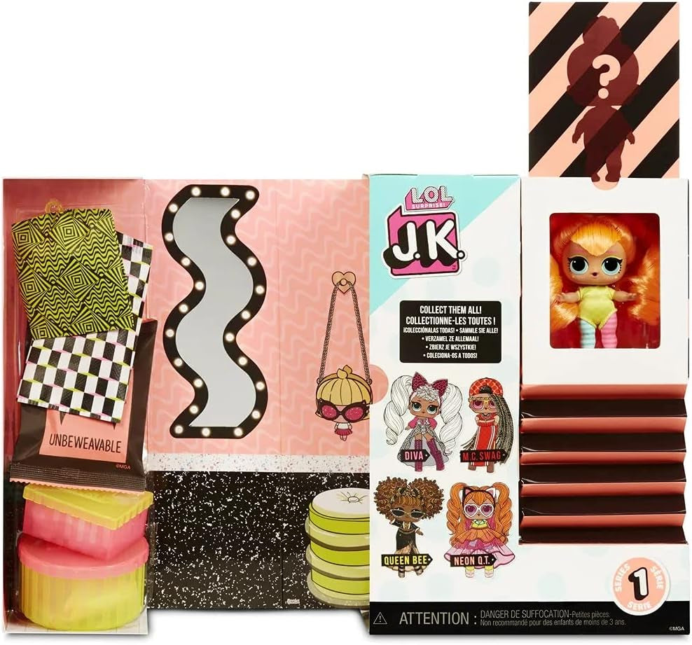 LOL Verrassing! 570776E7CAZ JK mini-modepop - 15 verrassingen, kleding en accessoires - verzamelobjecten - Neon QT