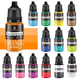 Vloeibare kleurstof, 10 ml Naty Shop 10 ml (set van 14 stuks)