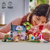 LEGO Friends Huis en bloementuin De imker bouwset Natuurspeelset Cadeau voor meisjes 12+ Bouwbare modelset 4 minifiguren en dierfiguren Kat en konijn 42669 Bouwsets Besuche in LEGO-Store