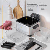 Tristar Friteuse, 1 grote mand en 2 kleine mandjes, regelbare thermostaat, koelzone, 5 liter, 2000 W, FR-6949 Apparaten Naty Shop