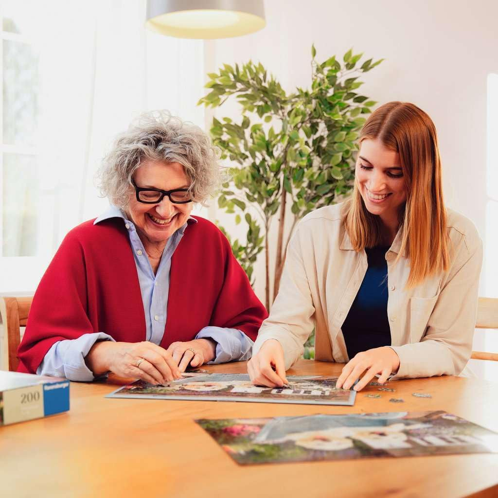 Ravensburger puzzel 12001369 - Kolibries en vlinders - puzzel van 200 stukjes voor ouderen en senioren met grotere puzzelstukken, grip, groot afbeeldingssjabloon en puzzelbasispuzzel Naty Shop