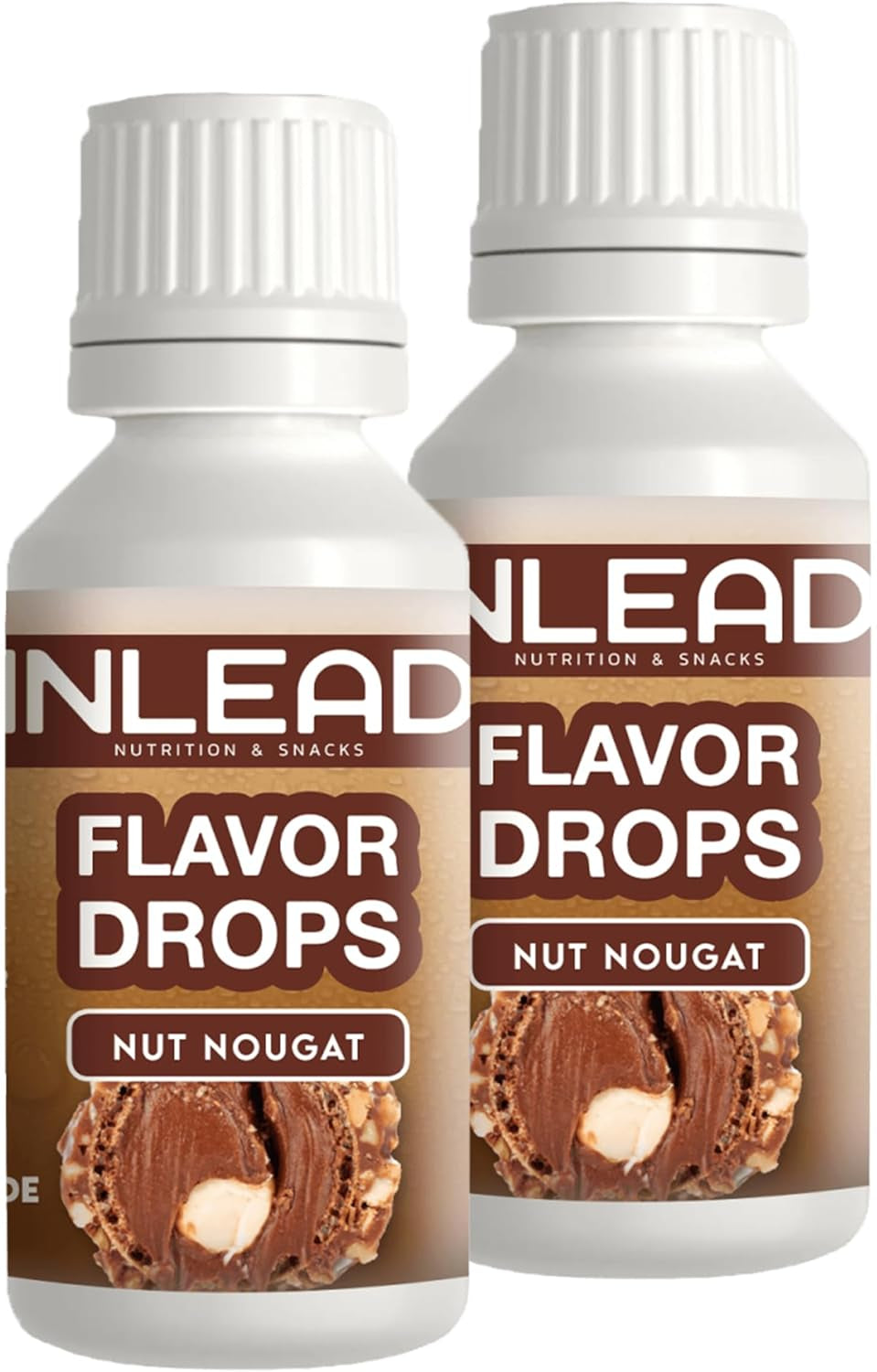 - smaakdruppels | Suikervrij en calorievrij Smaak voor Zoetstoffen Naty Shop 2X 30Ml Noten Nougat - Nuss-Nougat