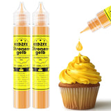 Gelvoedselkleuring - HXDZFX 2×30ml, suikervrije voedselkleuring, sterk geconcentreerd, voor het versieren van taarten, witte fondant, bitterkoekjes, koekjes, bakken, paaseieren, slijm (druivenpaars)