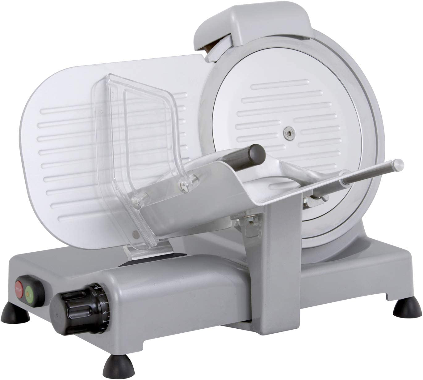 90018 Luxury 22 GS, elektrische snijmachine, aluminium, zilver/zwart Snijmachines en Snijmachines Naty Shop Zilver/Zwart Luxus Gs 22 Cm