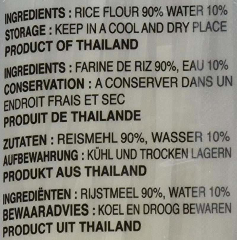 Cock Rijstnoedels, 3 mm, Graad 1 (1 Pak x 375 g)