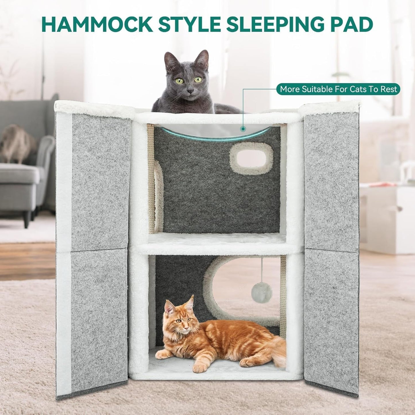 Dekens en meubels, Huisdieren, Grotten & Huizen, Katten, Kattenbedden, Katten - bedden, matrassen