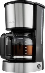 Espressomachine met Bomann®-filter | voor 12-14 kopjes | Koffie-espressomachine met filter | Roestvrij stalen behuizing | Anti-druppel | Espresso | Koffie-espressomachine met filter | 800W | KA 6071CB