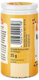 Hele korianderzaadjes (verpakkingsontwerp kan variëren) Naty Shop Spices