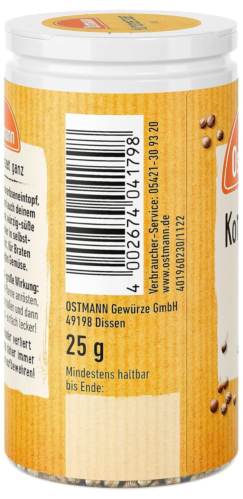 Hele korianderzaadjes (verpakkingsontwerp kan variëren) Naty Shop Spices