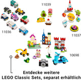 LEGO Classic Creatieve dinosaurussen bouwset met diermodellen en figuren gemaakt van stenen, fantasierijke speelervaring, cadeau voor jongens en meisjes vanaf 5 jaar oud, inclusief T.Rex en Triceratops 11041 Bouwsets Besuche den LEGO-Store