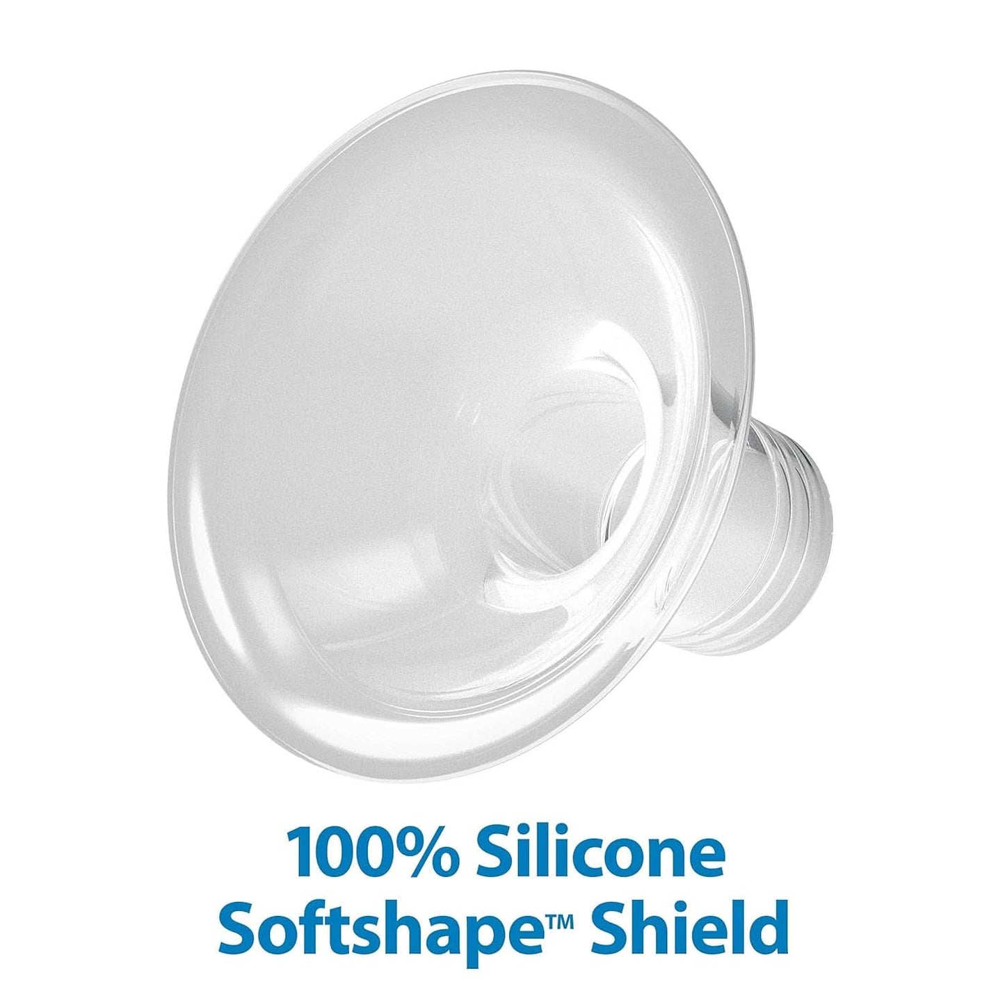 Handmatige borstkolf met 100% siliconen Softshape-bescherming (B, 25 mm flens) en antikrampjesopties + 150 ml fles met brede mond en speen niveau 1 met langzame doorstroming Accessoires Voeding en borstvoeding Bebe Naty Shop