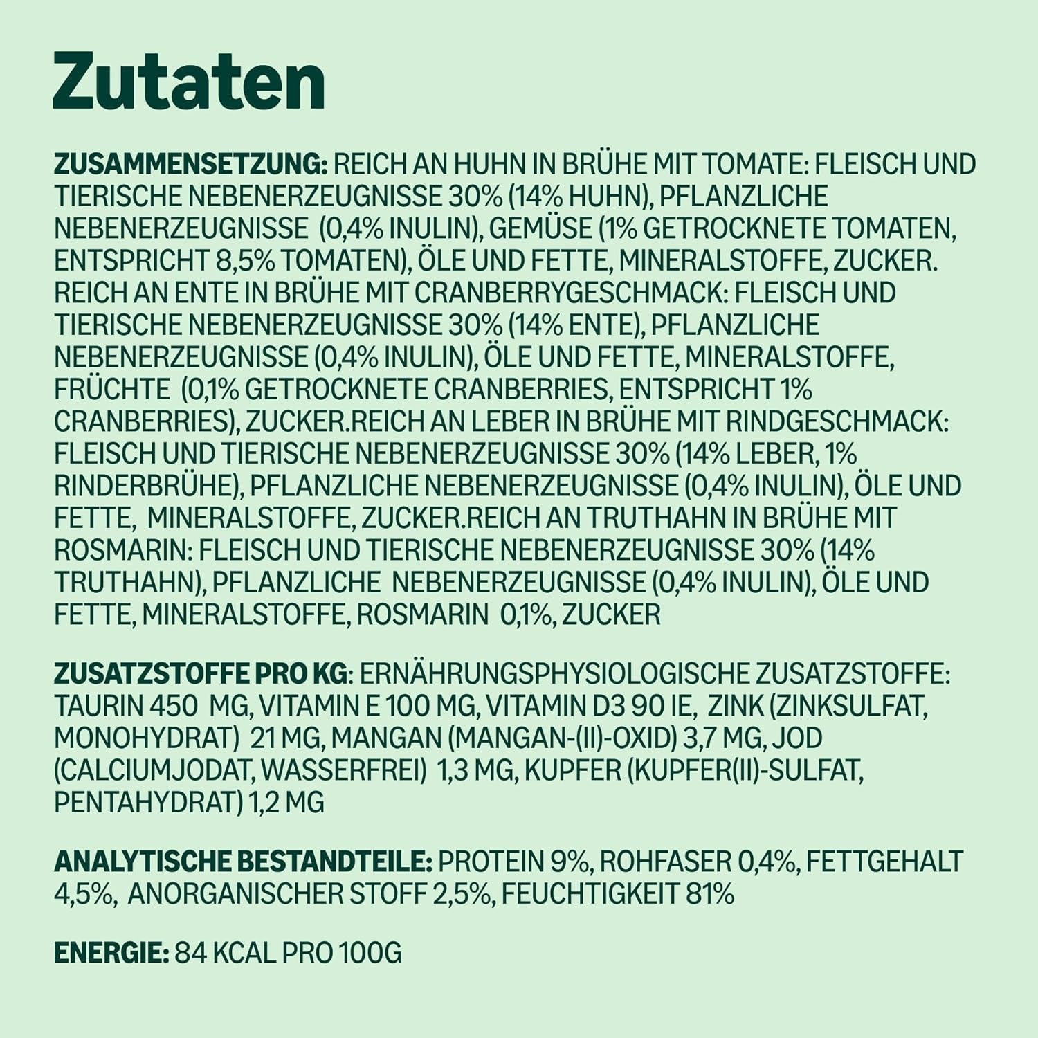 Amazon Graanvrij nat kattenvoer voor volwassen katten Vleesselectie in bouillon 4,76 kg 56 verpakkingen van 85 g (voorheen levenslang)