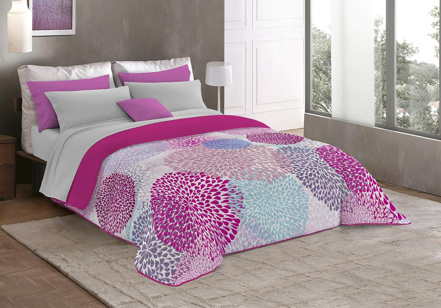 Fantasy T-Fa-Hypnotic-1P Winterquilt, Microvezel, Hypnotic, 170X260Cm Quilts en quilts Naty Shop Soffioni 260X260 Cm