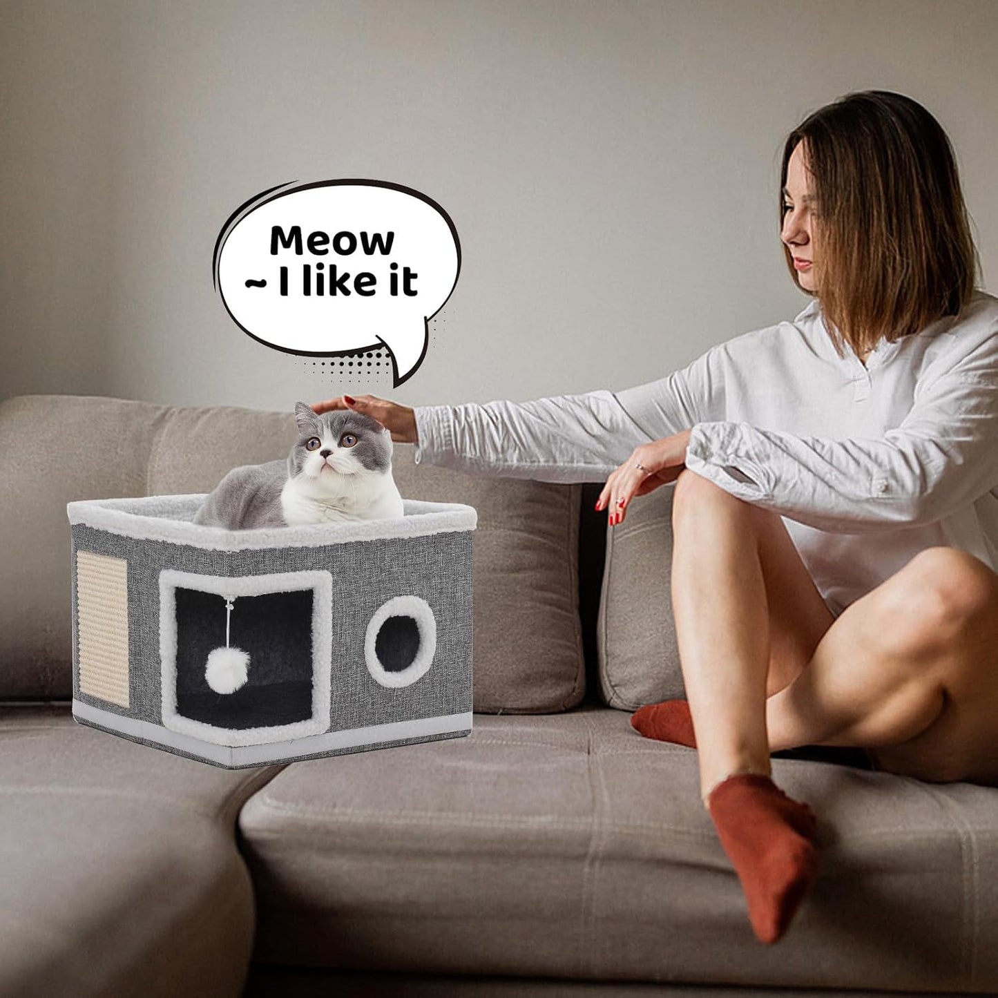 Dekens en meubels, Huisdieren, Grotten & Huizen, Katten, Kattenbedden, Katten - bedden, matrassen