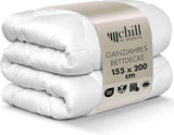 All Seasons-quilt 135X200 - Lichtgewicht 135X200-quilt - Ademend en wasbaar en 100% veganistisch - Klimaatmesh-quilt en comfortband om te slapen - 800G vulling Naty Shop quilts en quilts 155 x 220 cm