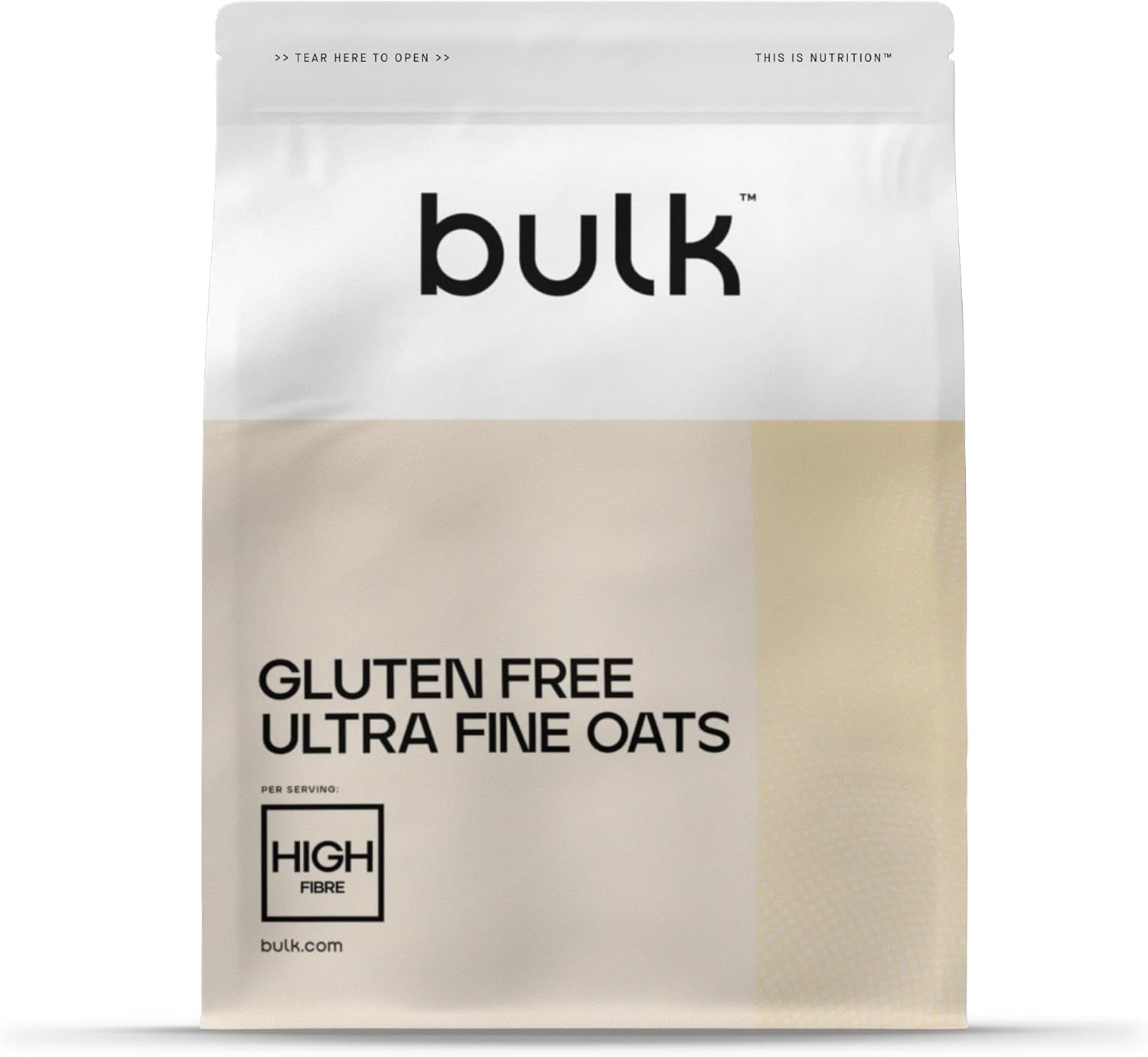 Ultrafijne havermout, glutenvrij, bulk, 1 kg, verpakking kan variëren