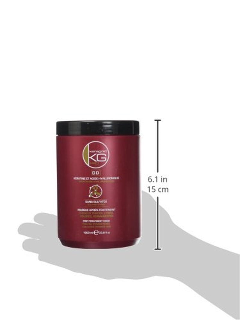 DD Sulfaatvrij masker, keratine/hyaluronzuur, 1 liter Naty Shop haarmasker