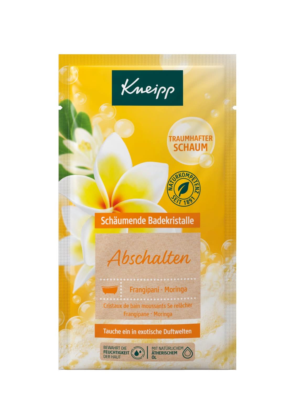 Kneipp, bruisend badzout, 80 gram Douche en bad Naty Shop