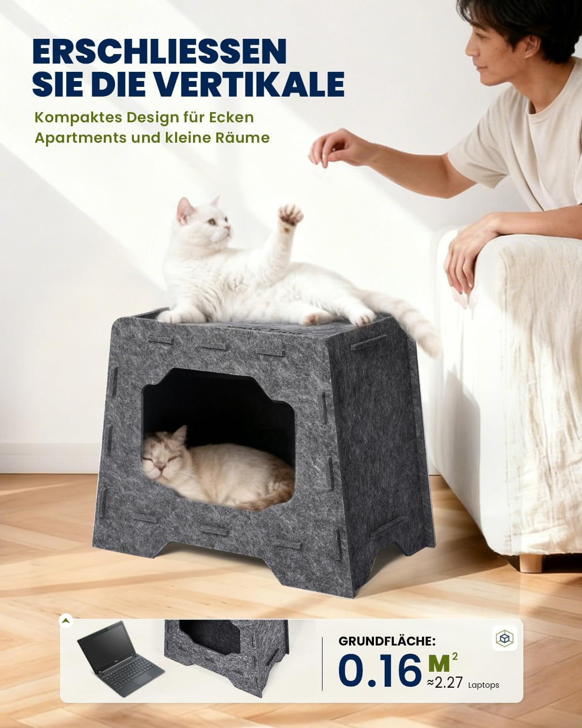 Dekens en meubels, Huisdieren, Grotten en huizen, Katten, Kattenbedden, Katten - Bedden, Matrassen