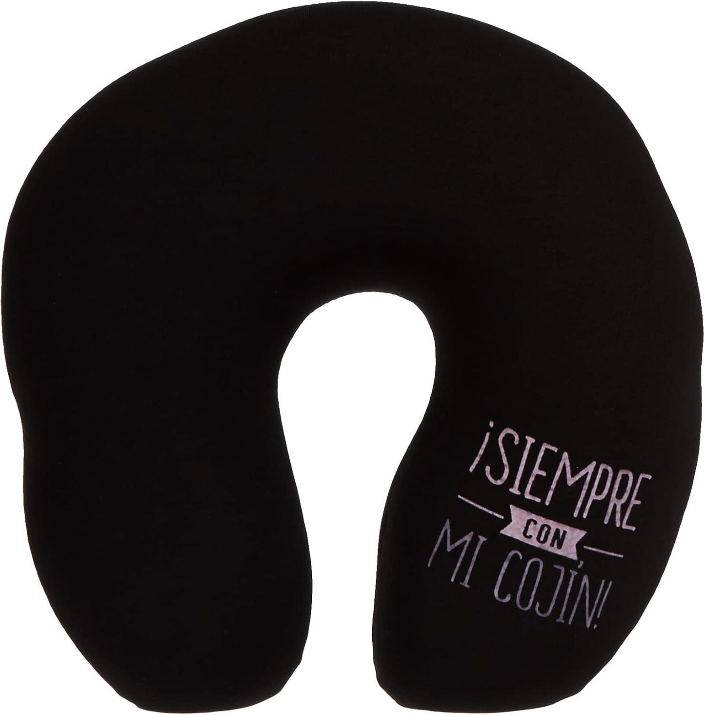 LAG VO1126- Almohada De Viaje, 26 cm, kleur Rosa, Negro Y Azul Veelkleurig Reiskussens in één maat Naty Shop Standaardtitel