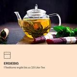 Feelino Elegant 6-delige mixdoos - Feelino witte theebloemen in een prachtige proef- en geschenkdoos met 6 verschillende witte theeroosjes, individueel vacuüm verpakt, 1 stuksverpakking