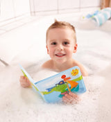 HABA 302634 Kapitein Kikker 2 badboek, speelgoed voor peuters Babyspeelgoed Naty Shop