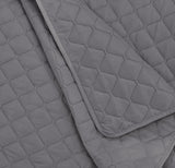 Amazon Basics oversized dekbed met reliëf, 170 X 210 cm, donkergrijs ruitpatroon Bedden en dekens Besuche bij Amazon Basics-Store