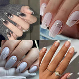 30 Blatt Aurora-Nagelkunst-Aufkleber, Selbstklebende 3D-Blumen-Nagelaufkleber, Aurora-Mond-Stern-Nagelaufkleber voor Nagelkunst, Blatt-Herz-Nageldesign voor doe-het-zelf-acrylnägel-decoratie