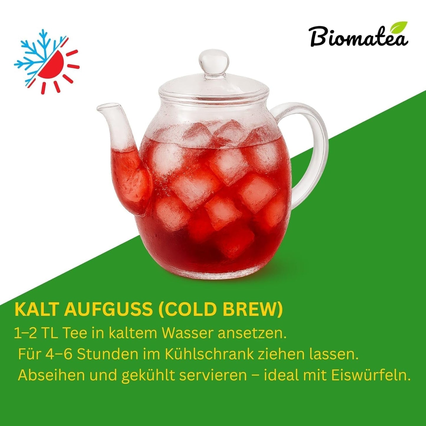 Vruchtenthee – 100 g Gearomatiseerde fruitmix met appel, hibiscus en kaneel – Ritssluitingszakje, ca. 25 kopjes – zonder toevoegingen, verpakt in Duitsland