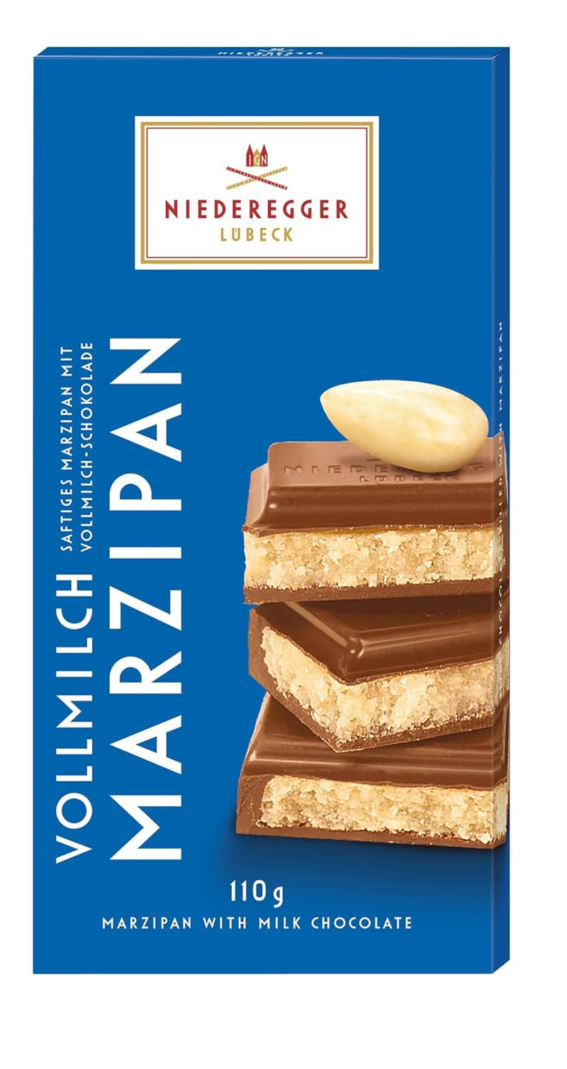 Niederegger marsepeinreep, melkchocolade, (110 g)