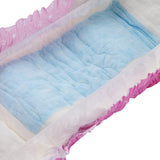 CutiePlusU luiers voor volwassenen, 10 stuks, wegwerpincontinentieslipjes met laken voor dames en heren, maximaal absorptievermogen 's nachts - kleine prinses (grote maat 94-119 cm)