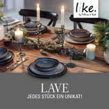 Lave beige ontbijtset van Villeroy & Boch, 6-delig