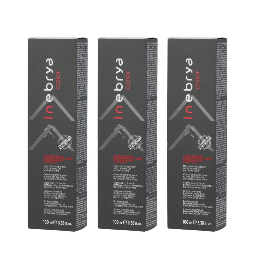 Permanente haarkleuringscrème met lijnzaad en aloë vera 100ml (- 7,0 Blond) Naty Shop haarverf 7,7 Hazelbruine kleur 1 G (1 pakje)