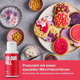 Color Mill vloeibare kleurstofset - 5 x 20 ml op oliebasis (zwart, felroze, paars, rood en blauw) - UV-bestendig - perfect voor bakken en als topping voor taarten, muffins en taartdecoraties