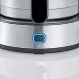 SEVERIN "TypeSwitch" espressomachine met thermische karaf, AromaSwitch voor keuze tussen 2 zetprofielen, koffiezetapparaat voor maximaal 10 kopjes, 1000W, geborsteld roestvrij staal-zwart, KA 4845
