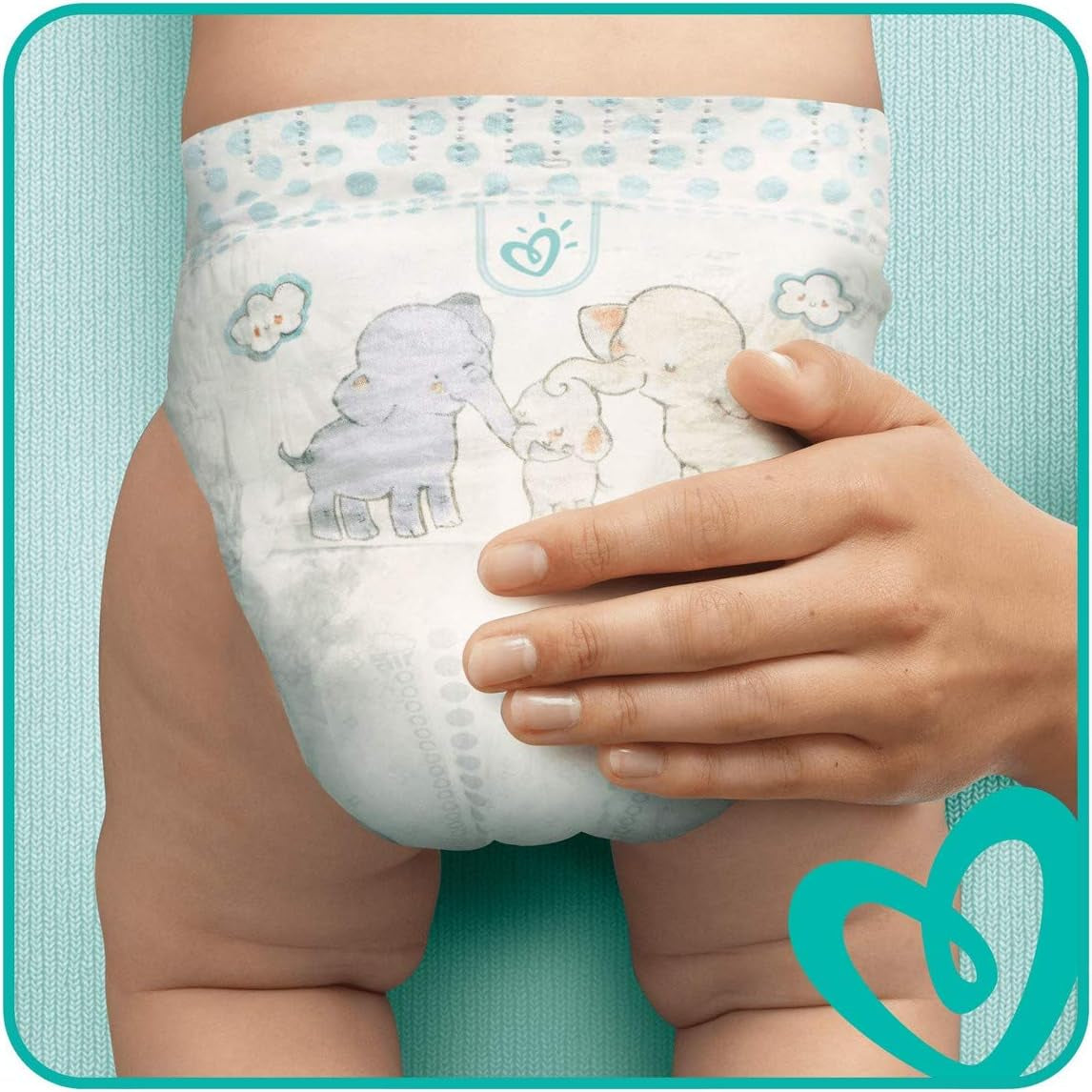 Luiers Pampers 81657566 Baby-Dry broek, wit