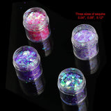 HOWAF 12 Dozen Nagelglitter Gezicht Lichaamsborstel Glittermake-up Nagelglitter Oog Lip Haar Lichaamsdecoratie Halloween Kerstfestival Maskerade Make-up Accessoires