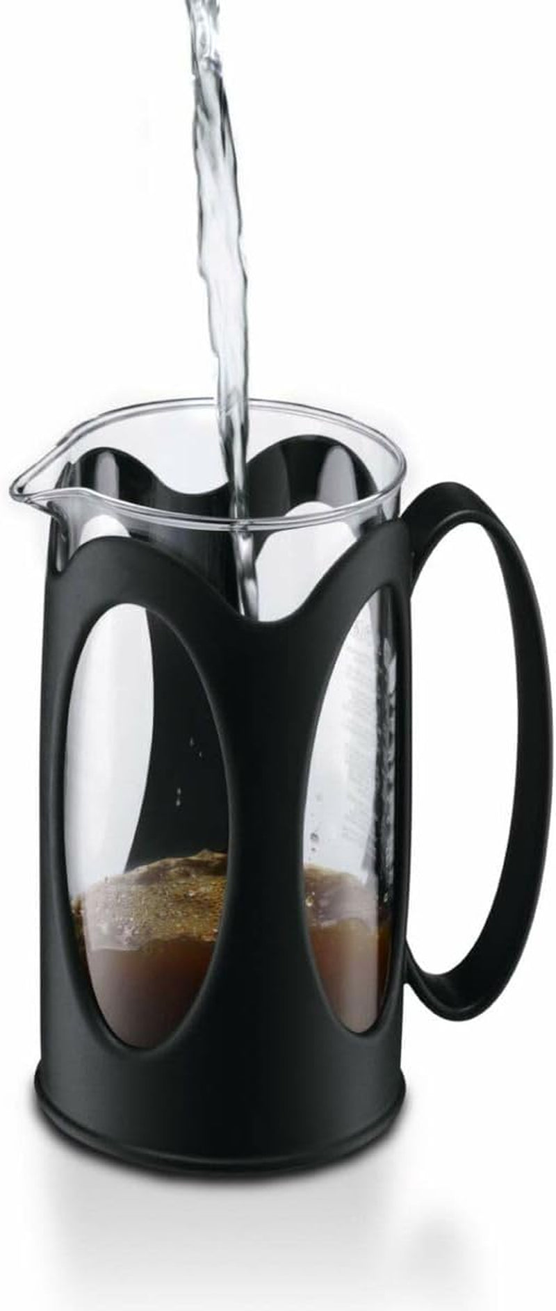 Bodum Kenya Koffiezetapparaat - 1L / 8 Kopjes - Handmatige Franse pers borosilicaatglas en roestvrij staal - Vaatwasmachinebestendig - Gemaakt in Portugal