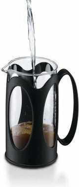 Bodum Kenya Koffiezetapparaat - 1L / 8 Kopjes - Handmatige Franse pers borosilicaatglas en roestvrij staal - Vaatwasmachinebestendig - Gemaakt in Portugal