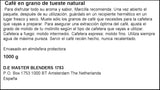 NaturaCafe Natuurlijke koffiebonen 1 kg - Diep roosteren voor espresso met intens aroma
