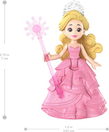 Mattel Universal Pictures Evil Glinda drijvende bubbel, bekende film geïnspireerde Glinda minipop en voertuigspeelset, JFM25, [Meerkleurig]