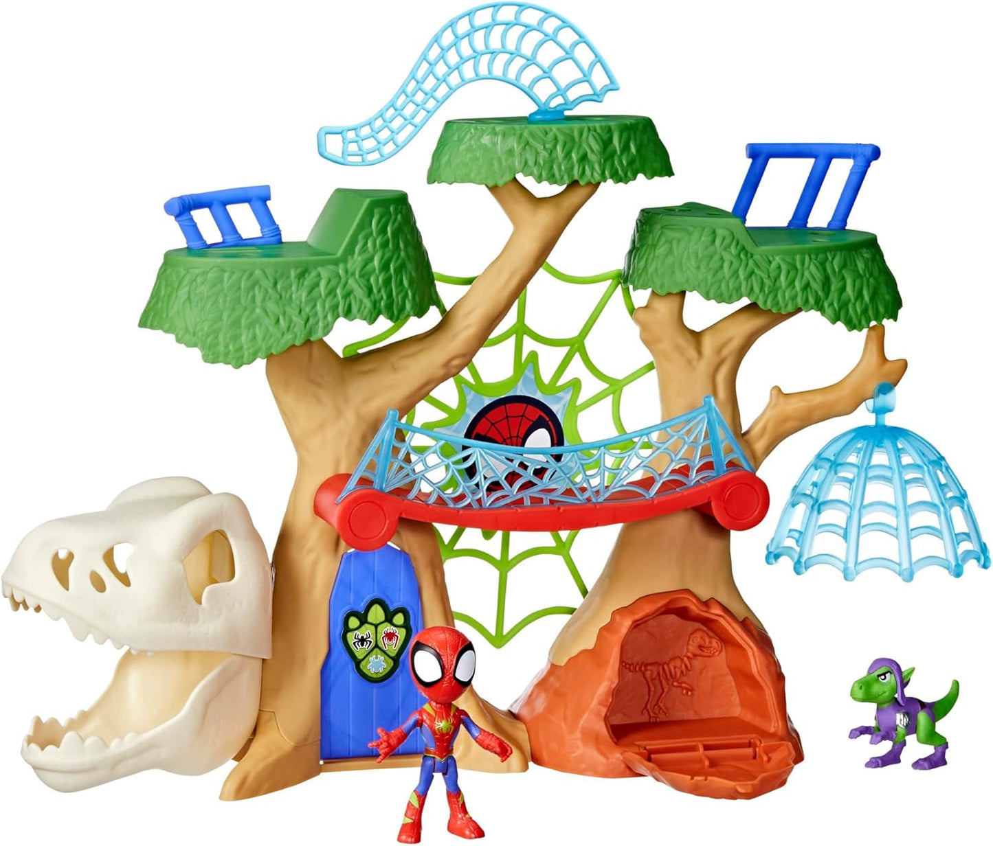Marvel Spidey en zijn supervrienden Dino Treehouse Superheldenspeelset Actiefiguren Naty Shop Standaardtitel