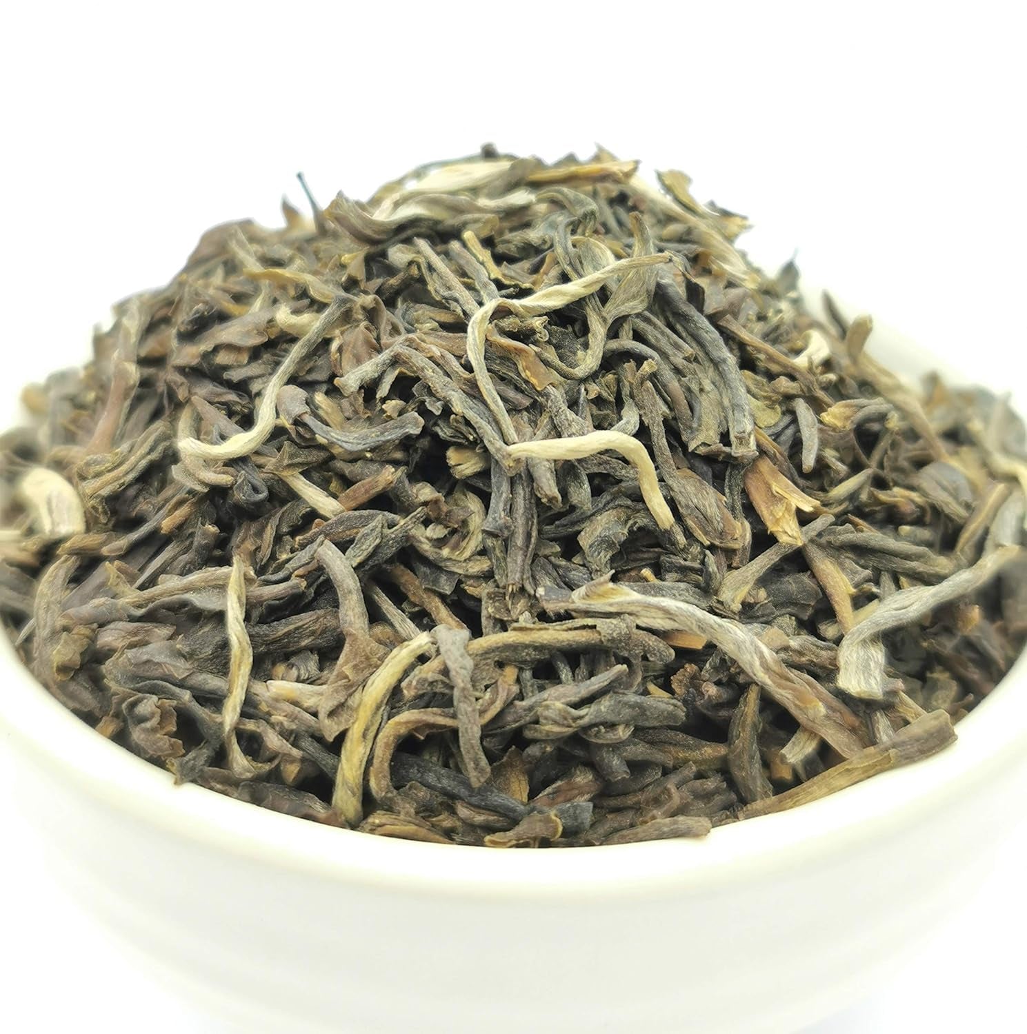 Losse jasmijnthee 100 g, natuurlijk gearomatiseerde jasmijnbloem groene thee, jasmijn groene thee met een uitgesproken jasmijnsmaak, Teaclub groene thee
