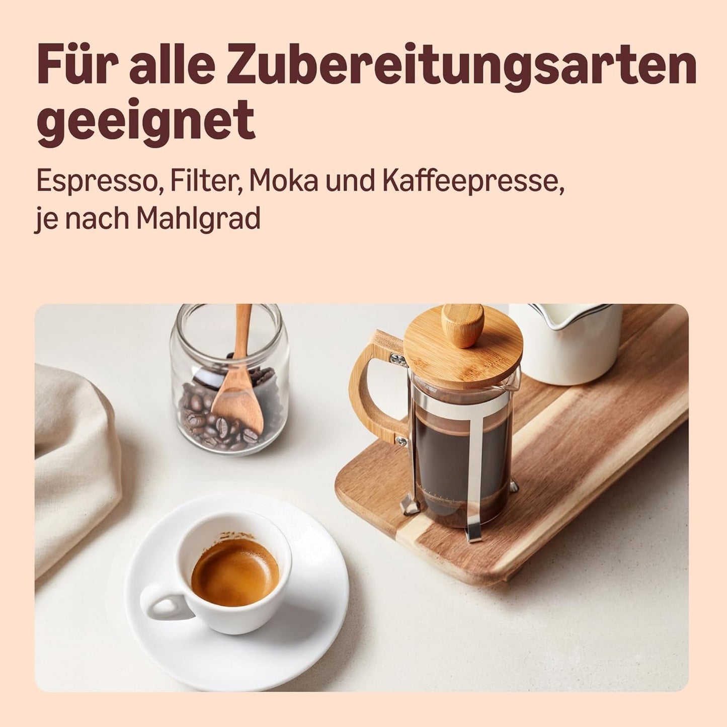 by Amazon Espresso Crema Röstkaffee Ganze Bohnen, 1 kg (2 verpakkingen van 500 g), Rainforest Alliance-Zertifizierung