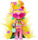 Mattel DREAMWORKS TROLLS Together Strong - Haarsmaakvolle Queen Poppy-modepop - 15+ accessoires, glitterkam, wasbare glittergel, vanaf 3 jaar, HNF25 Naty Shop Viva Dolls