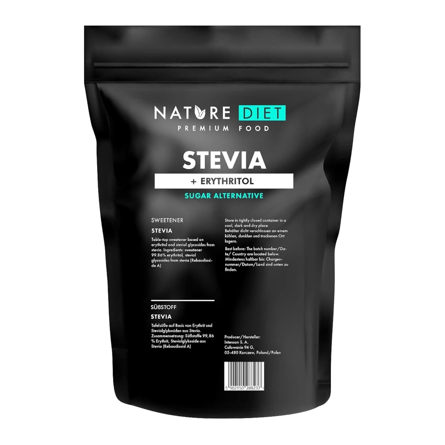 Biologische kokossuiker, karamelsmaak, 1,5 Kg Zoetstoffen Naty Shop