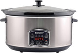 Beper BC.510 Slowcooker, 280 W, 4,5 liter, keramisch glas, zwart en staal Slowcooker Naty Shop Standaardtitel