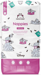 Amazon-merk: Mama Bear Disney Ultra Dry-luiers, maat 3 (4-9 kg) - maanddoos, wit, 172 stuks (2 verpakkingen van 86)